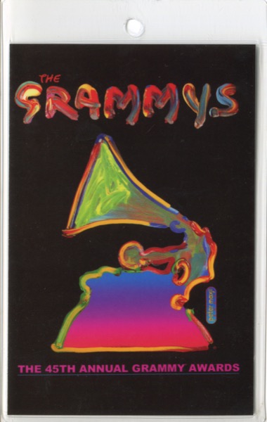 45th Grammy Pass Front